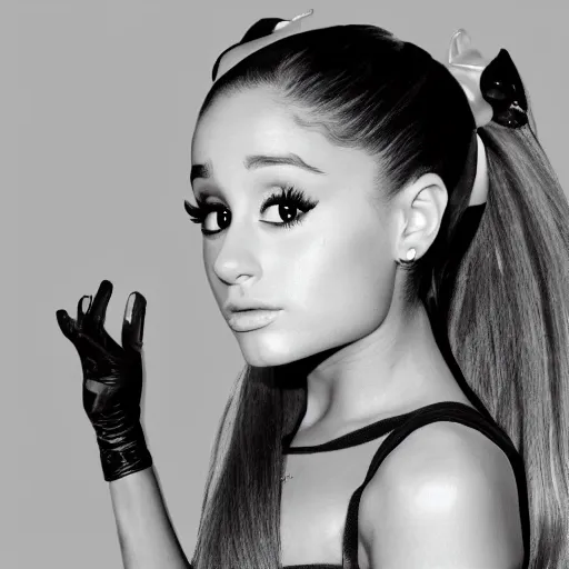 Image similar to ariana grande as a cat woman