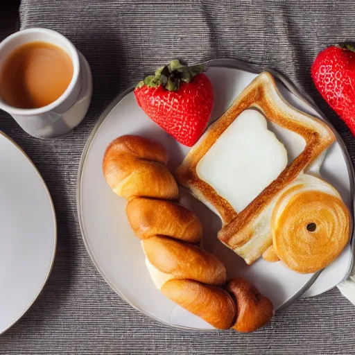 Prompt: good morning classic German breakfast