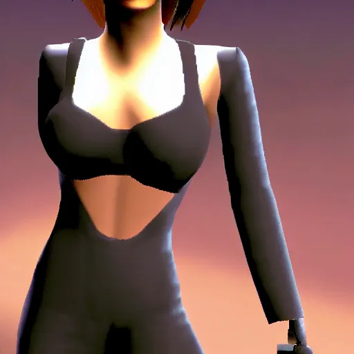 Image similar to joanna dark, perfect dark, 2 0 0 0, nintendo 6 4