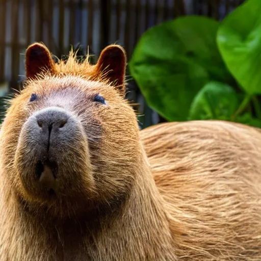 Prompt: capybara wearing sunglasses