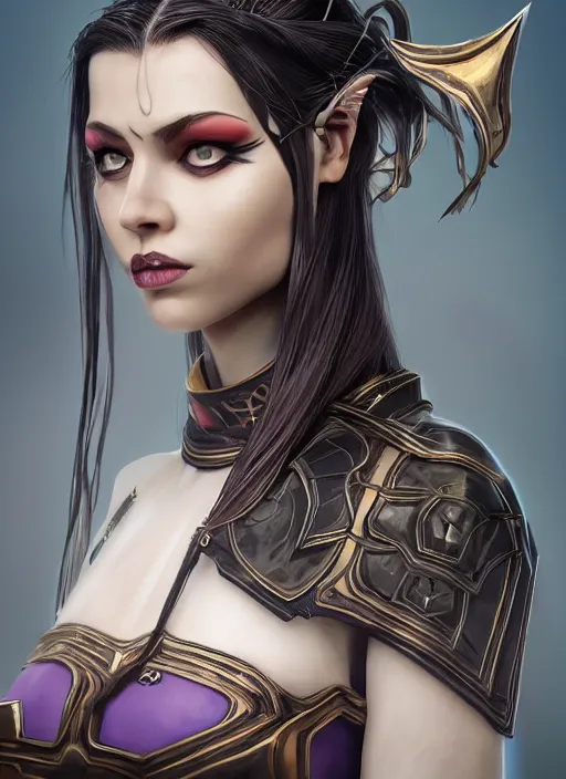 Prompt: An epic fantasy comic book style portrait painting of a girl with long straight hair, hair is half black half white, she is wearing a dress with a chess pattern, Unreal 5, DAZ, hyperrealistic, octane render, cosplay, RPG portrait, dynamic lighting