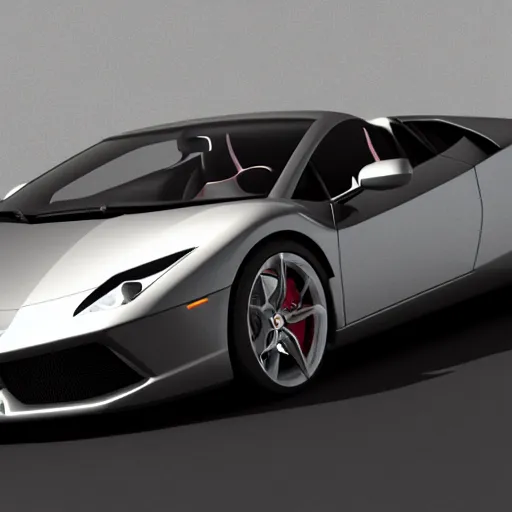 Prompt: a super sports car made between lamborghini and ferrari. super sports car. 3 d render.