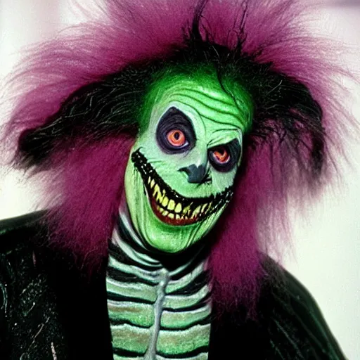 Image similar to beetlejuice creature. the movie beetlejuice (1988). robert short make-up. practical effects