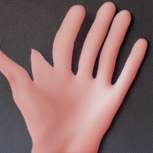 Image similar to thin hand with five 5 fingers, hyper realistic, highly detailed, photo realistic