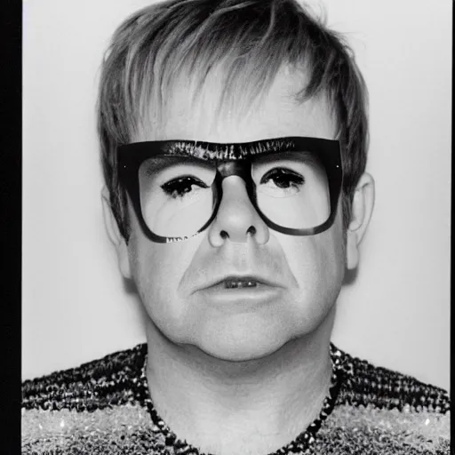 Image similar to Elton John Mugshot