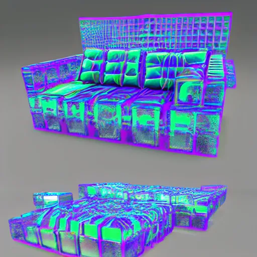 Image similar to hovering innovative fractal city prism civet mercury futon crystal, by georgia o'keefee and andy warhol and tom thomson, rendered in cinema 4 d, rococo, smooth