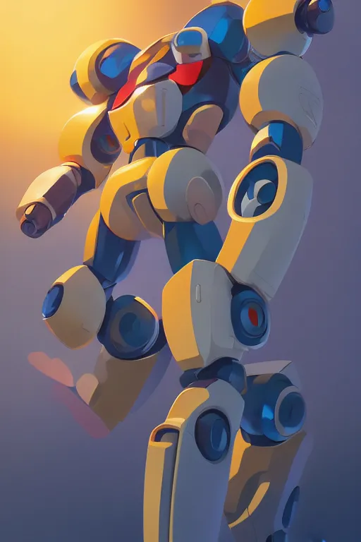 Image similar to metabots medabots medarotto medarot robot minimalist comics, behance hd by jesper ejsing, by rhads, makoto shinkai and lois van baarle, ilya kuvshinov, rossdraws global illumination ray tracing hdr radiating a glowing aura