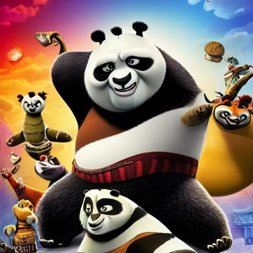 Image similar to kung fu panda 4