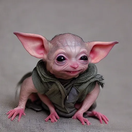 Image similar to rat baby yoda