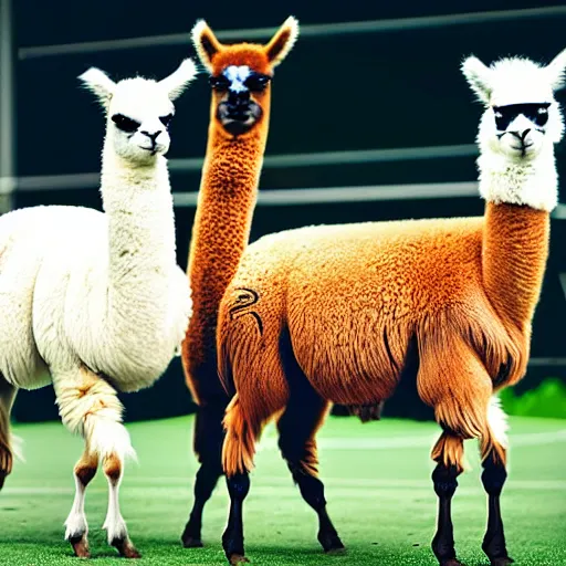 Image similar to picture of llamas playing basketball, 4 k, high resolution