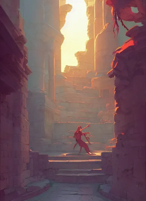 Prompt: a roman city, freshly constructed, glorious, epic scene, beautiful, in the style of artgerm, gerald brom, atey ghailan and mike mignola, vibrant colors and hard shadows and strong rim light, plain background, comic cover art, trending on artstation