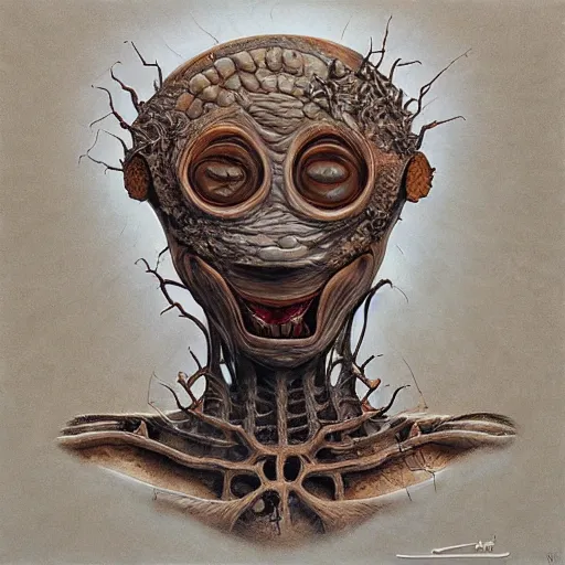 Prompt: leper messiah. by naoto hattori, hyperrealistic photorealism acrylic on canvas