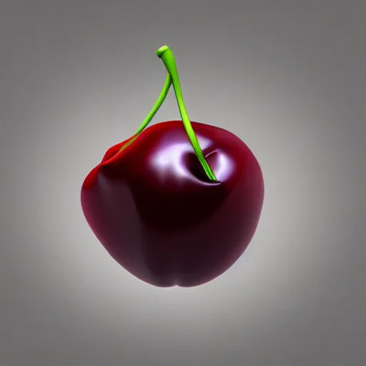 Image similar to Exploding cherry, 3d render