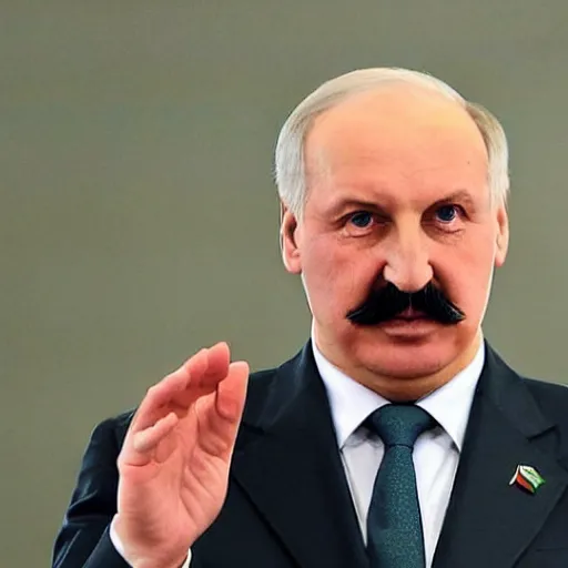 Image similar to Alexander Lukashenko with drip