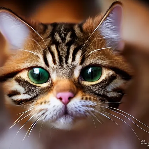 Prompt: realistic photograph of Garfield the cat