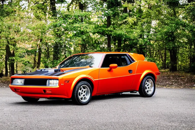 Image similar to 2005 AMC AMX/3 Gremlin, XF IQ4, 150MP, 50mm, F1.4, ISO 200, 1/160s, natural light, Adobe Photoshop, Adobe Lightroom, photolab, Affinity Photo, PhotoDirector 365