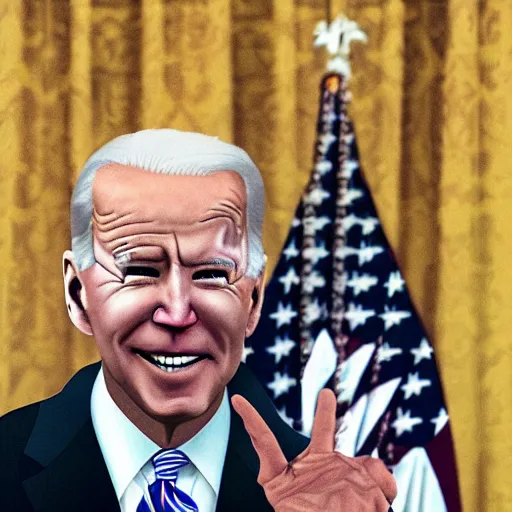 Prompt: Joe Biden in the style of Bionicle