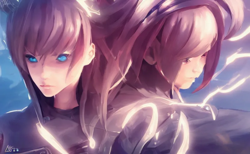 Image similar to character art, octane, concept art, stunning, realistic lightning, realistic ocean, from the azur lane videogame, matte, sharp focus, intricate, 150mm, illustration, trending on artstation, breath of the wild style, realistic human anatomy, simple design, female sailor uniforms, clean line art, more color contrast