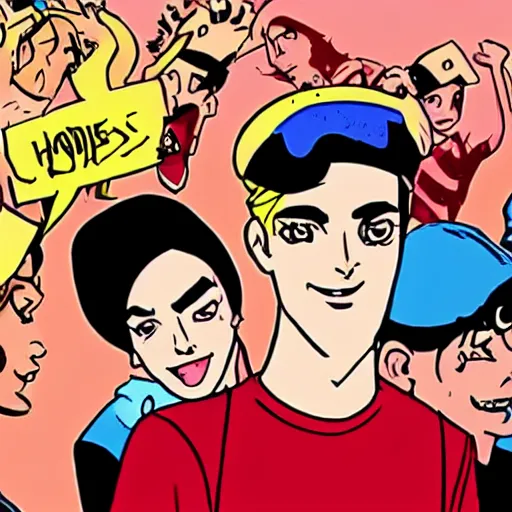 Prompt: Jughead from the Archie Comics will rise