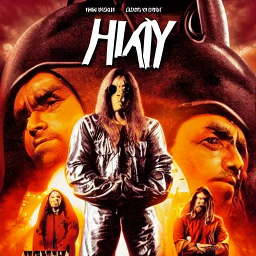 Prompt: movie poster for heavy metal