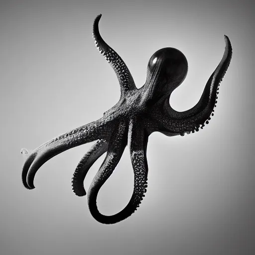 Image similar to octopus grabbing a sphere, 5 5 mm
