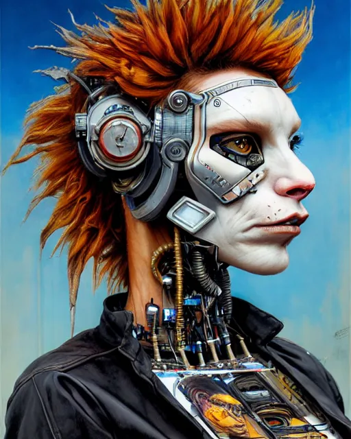 Image similar to a portrait of an anthropomorphic cyberpunk lioness by sandra chevrier, by jon foster, detailed render, tape deck, epic composition, cybernetics, 4 k realistic, cryengine, realistic shaded lighting, sharp focus, masterpiece, by enki bilal