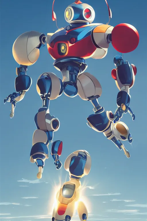 Image similar to metabots medabots medarotto medarot robot minimalist comics, behance hd by jesper ejsing, by rhads, makoto shinkai and lois van baarle, ilya kuvshinov, rossdraws global illumination ray tracing hdr radiating a glowing aura