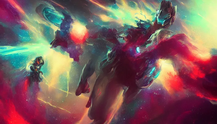 Image similar to concept art by jama jurabaev, nebula, cinematic shot, trending on artstation, high quality, brush stroke