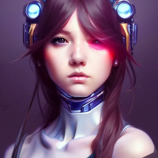 Image similar to beautiful trooper anime girl portrait, anime, cyberpunk, ultra detailed, elegant, intricate, dynamic lighting, hyperrealist, digital art, digital painting, artstation, wlop, sharp focus, illustration, art by artgerm and greg rutkowski and alphonse mucha, 8 k