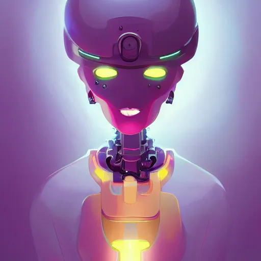 Prompt: flowerpunk robot, minimalist, behance hd by jesper ejsing, by rhads, makoto shinkai and lois van baarle, ilya kuvshinov, rossdraws global illumination