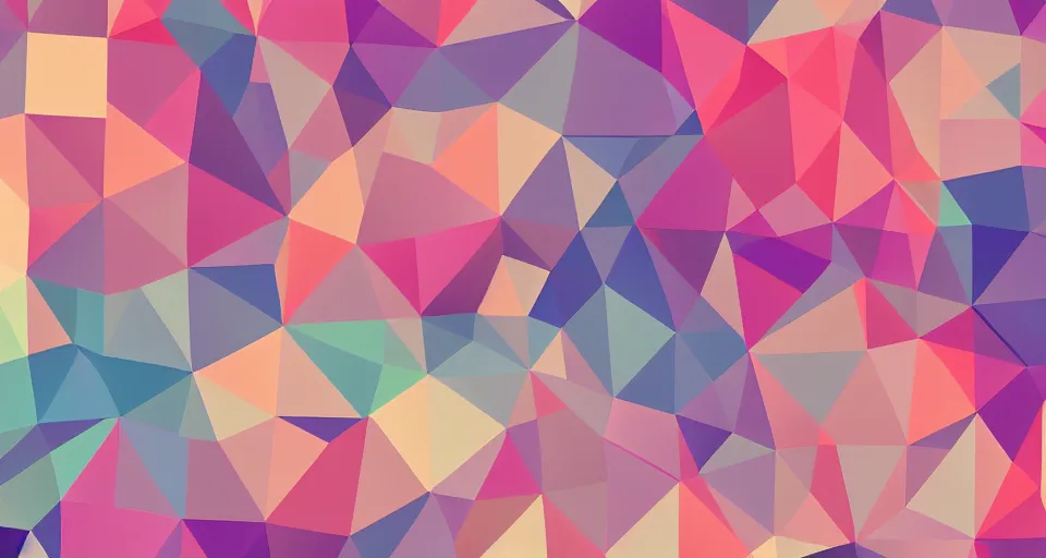 Image similar to large low poly geometric pastel colors desktop wallpaper