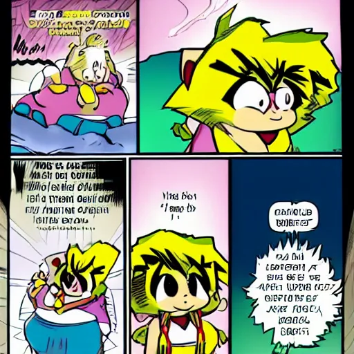 Image similar to chris chan sonichu comic