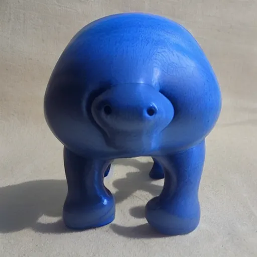 Image similar to a beautiful minimalist curvy shaped small sculpture of hippopotamus hippo baby, wood and blue epoxy, cubic blocks mix stripes cuts, detailed, fine, gorgeous