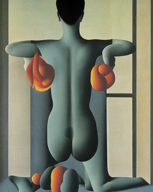 Image similar to the body plan by rene magritte