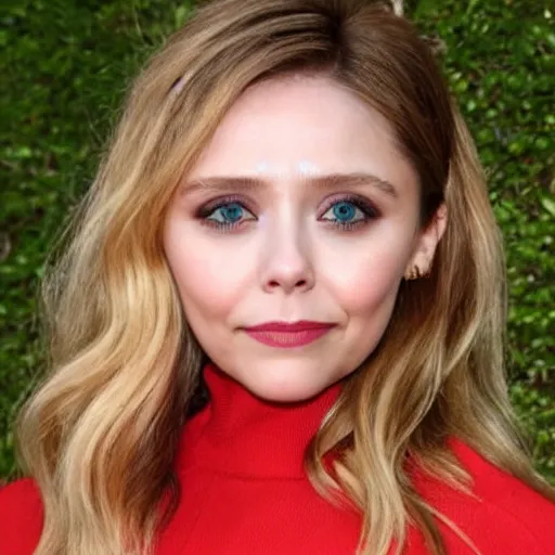 Image similar to elizabeth olsen as samus aran