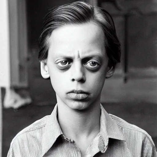 Image similar to steve buscemi as an 13 years old boy