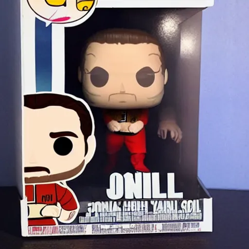 Prompt: Jonah Hill as a Funko Pop Toy