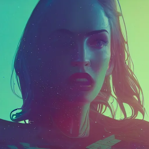 Image similar to megan fox by beeple ( mike winkelmann ), ultra detailed