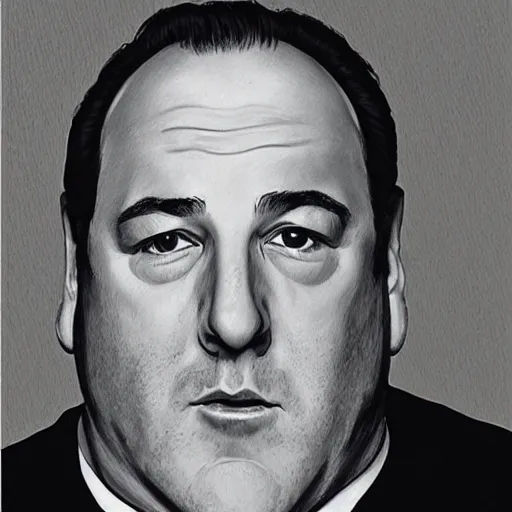 Prompt: “a photorealistic portrait of james gandolfini, hyperrealistic”