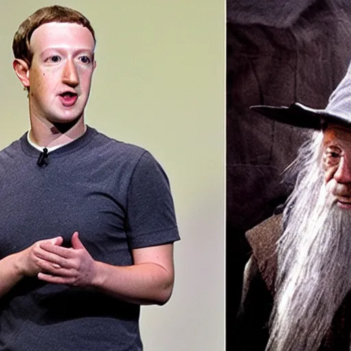 Prompt: Mark Zuckerberg as Gandalf