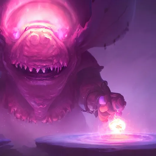 Prompt: monster embryo, glowing incubated human embryo, magic smoke surrounding, violet and dark theme. dark masterpiece trending on artstation, 8 k, sharp high quality artwork in style of jose daniel cabrera pena and greg rutkowski, concept art by tooth wu, blizzard warcraft artwork, hearthstone artwork