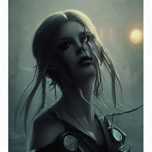 Image similar to kerli koiv the craft, darkwave, darksynth character portrait, sharp, digital matte painting, art by artgerm, greg rutkowski, wlop, dramatic lighting, trending on artstation