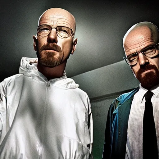 Prompt: breaking bad in the backrooms