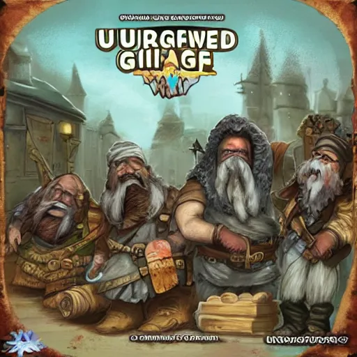 Prompt: underground dwarf ghetto