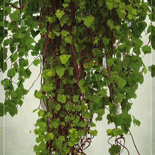 Prompt: the vines that keep you tethered to your room by wlop