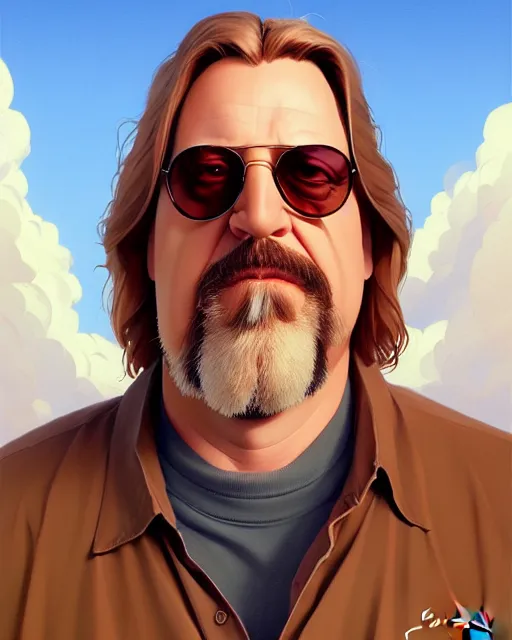 Prompt: portrait of the dude from the big lebowski by concept artist gervasio canda, behance hd by jesper ejsing, by rhads, makoto shinkai and lois van baarle, ilya kuvshinov, rossdraws, ray tracing, hdr, render in unreal engine 5