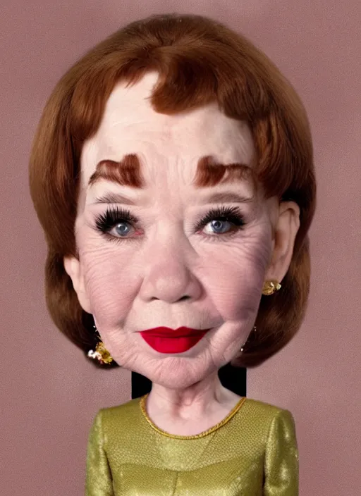 Prompt: young shirley Maclaine as a mark ryden doll, detailed digital art, trending on Artstation