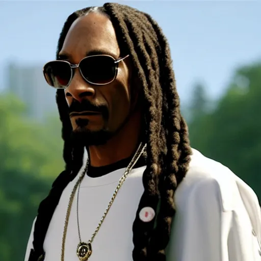 Prompt: movie still of Snoop Dogg as Blade