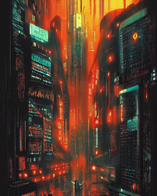 Prompt: blade runner by john alvin, movie poster, hyper detailed