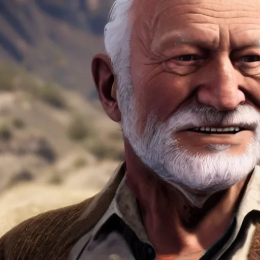 Prompt: buzz aldrin in red dead redemption 2